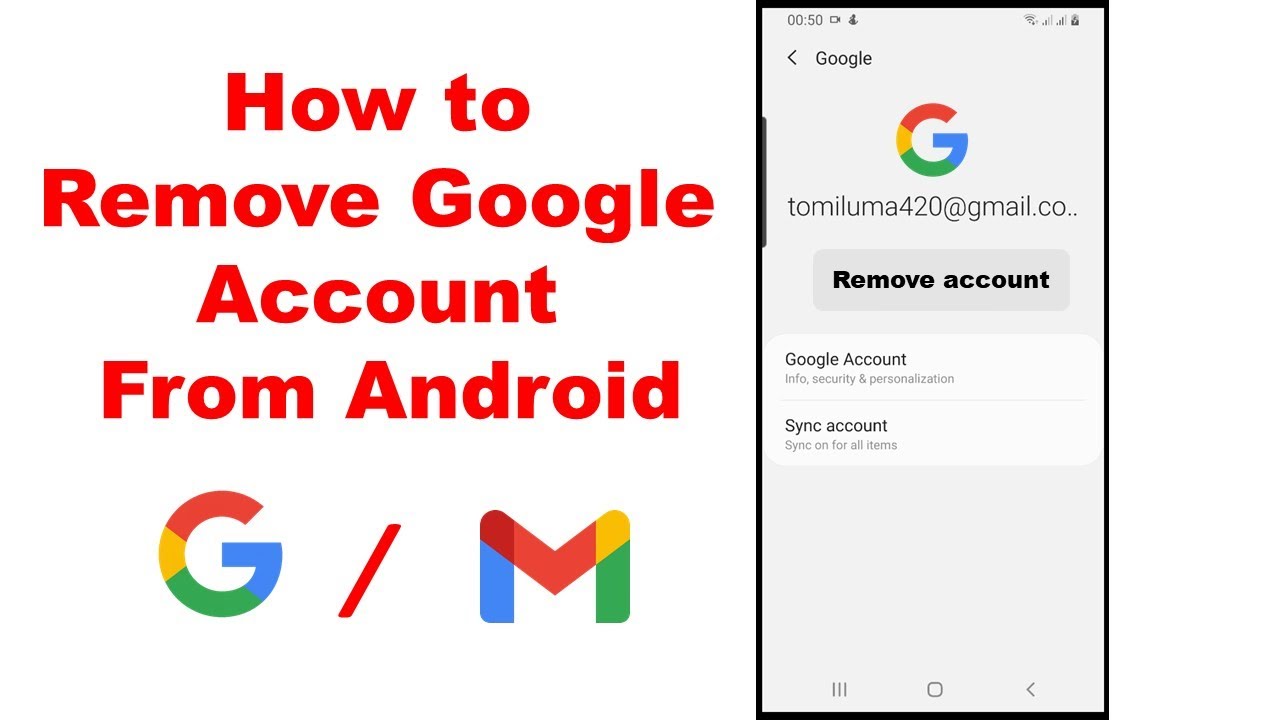 How to Remove a Google Account from an Android Phone in How to Remove a Google Account from an Android Phone in
