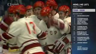 6.V.kharlamov Goal / 1971, Wc, Ussr - Cssr