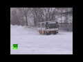 Freak Russian blizzard: Mad snow storm swallows cities in Far East