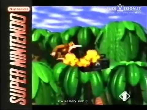 Pubblicità italiana Donkey Kong Country per Super Nintendo (1995)