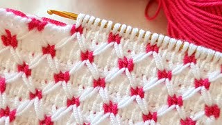 Muhteşem Tunus işi örgü modeli  Knitting Crochet Tunisian beybi blanket yelek ba