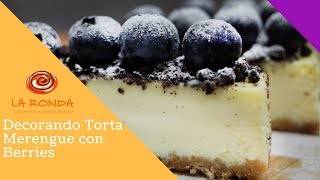 Video decorando Torta Merengue berries
