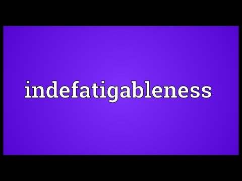 Header of indefatigableness