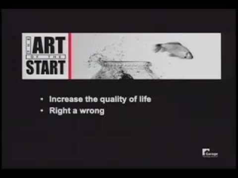 The Art of the Start part1 of 4