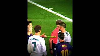 The captain always defends his teammates 🔥😤 || #messi #cr7 #sergioramos #suarez