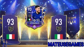 Fifa 22 Mobile Finalmente O Jorginho Chegou Para Compor O Elenco Toty.