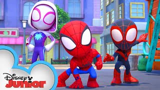 Marvel's Spidey and His Amazing Friends Theme Song | Music Video | @Disney Junior 