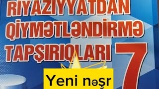 Namazov Qiymətləndirmə.7Ci Sinif Kiçik Summativ Qiymətləndirmə.a Variantı.səh-6Yeni Nəşr