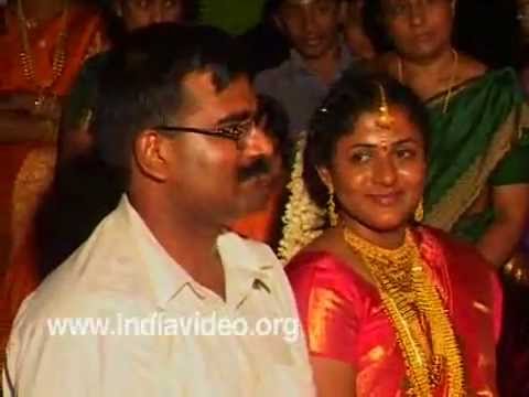 Welcoming the married couple A Custom in Hindu Marriage Kerala