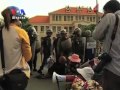 Housing Activists Clash With Police in Street Protest ស្ត្រីអ្នកតវ៉ាពីរនាក់រងរបួស​
