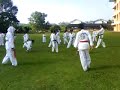Taekwondo training at SKAB Slim River.