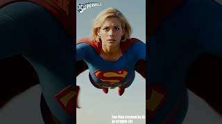 80S Superheroine Superwomans Dramatic Transformation & Flight
