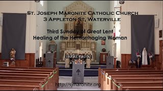 St. Joseph's Maronite Catholic Church 02/28/21