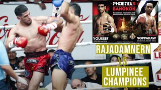 Rajadamnern Champion Vs Lumpinee Champion Youssef Boughanem Vs Noppakaw Siriluck