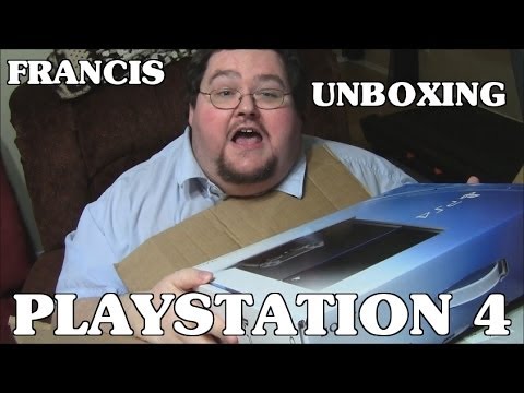 Lol: Francis Unboxing A Playstation 4