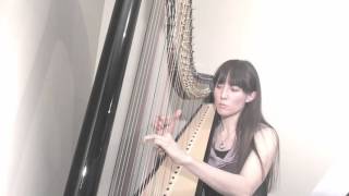Harp Music - Ave Maria - Prélude No 1 by J.S. Bach (played on 44 string Camac Clio pedal harp)