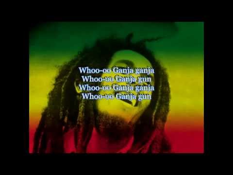 Bob Marley - Ganja Gun with Lyrics - Awesome