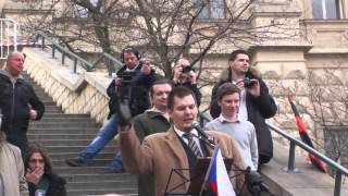 Pavel Krejčí - projev 6. 2. 2016 - Loretánské náměstí