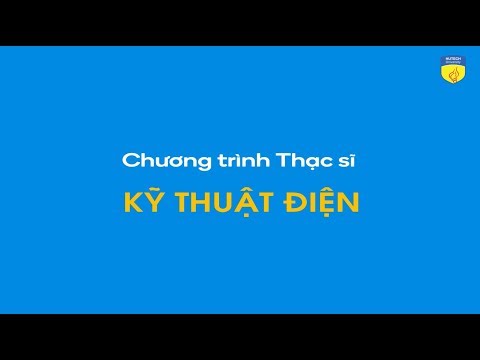 Chương trình Thạc sĩ ngành Kỹ thuật điện - Đại học HUTECH