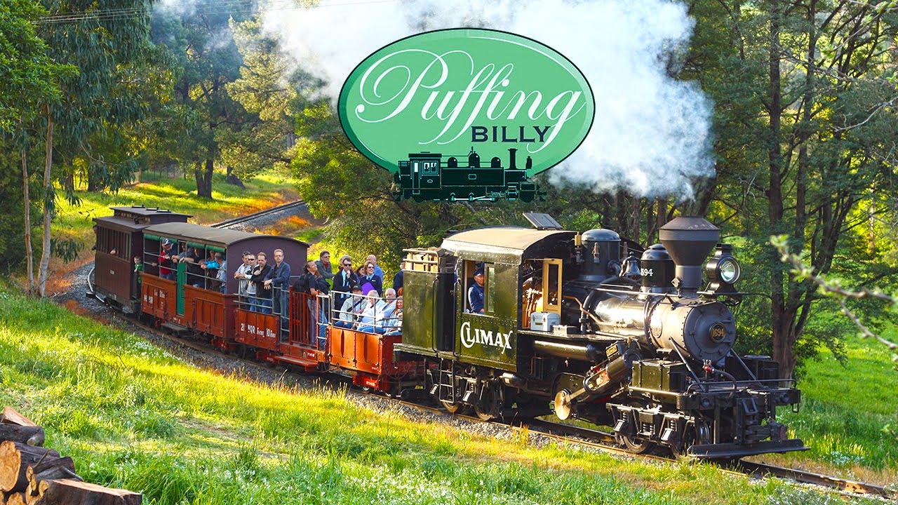 Climax Geared Steam Puffing Billy Australia YouTube