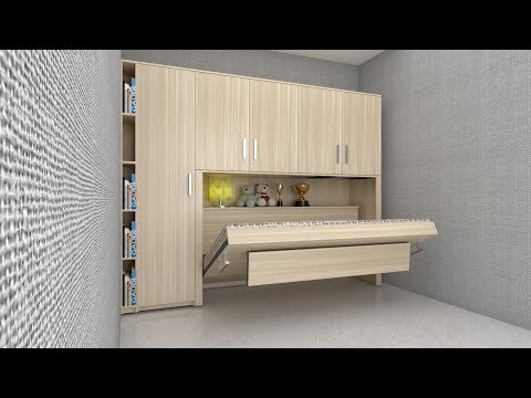 Giường ngủ thông minh V10 - Giường gấp gọn -Giường xếp gọn - nội thất thông minh