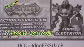 Gormiti N.19 Codici Sbloccounlock Codes