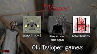 Old Dvloper Games Slender Man Rise Again, Robot Hunt, Hotel Insanity