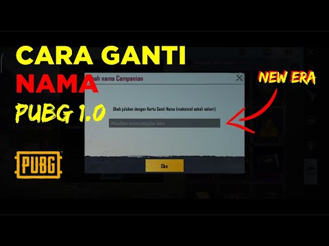 CARA GANTI NICKNAME PUBG | TERBARU
