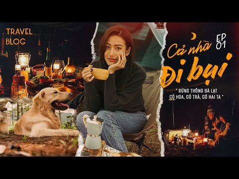 Cả Nhà Đi Bụi | Tập 1 | 'rừng thông Đà Lạt có hoa, có trà, có hai ta' | Camping Blog