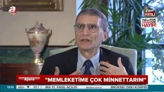 Aziz Sancar A Haber Canlı Yayınında Konuştu Memleketime Çok Minnettarım A Haber