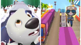 Delegado Hank Vs Oficial Tom. Talking Tom D Run 2017