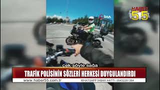 Samsunda Trafik Polisinin Sözleri Sosyal Medyaya Damga Vurdu