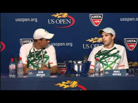 2010 全米オープン Press Conferences: Bob Bryan ＆ Mike Bryan （決勝戦（ファイナル）　s - Men's Doubles）