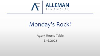 MONDAYS ROCK AGENT ROUND TABLE 8 16 2021
