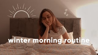 winter morning routine | slow mornings, mindful minutes & dog mom life