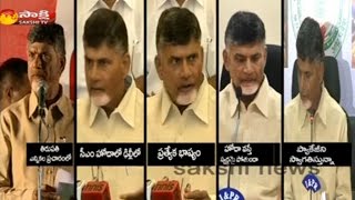 Chandrababu Different Comments on AP Special Status - Watch Exclusive