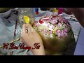 Vẽ Dừa Chưng Tết Nguyên Đán - Mẫu mới nhất 2019 - Đẹp ngất ngây. Mại dzô! Mại dzô!