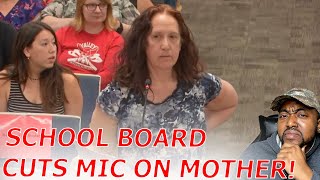 School Board SHUTS DOWN & CUTS MIC Of Mother Reading Insane Assignment Given To 15 Yr Old Daughter