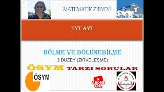 2020 Tytayt Yeni̇ Nesi̇l Matemati̇k Bölünebi̇lme 3.Düzeyzi̇rveleşme