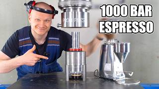 Making High Pressure Coffee With 300 Ton Hydraulic Press | Part 2!