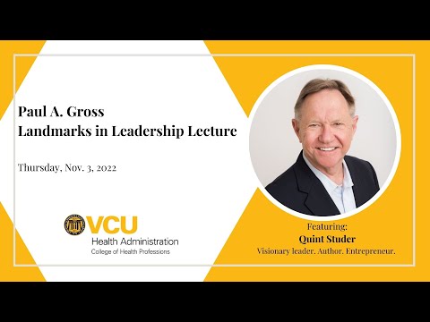 Quint Studer: Creating a Culture of Replenishment