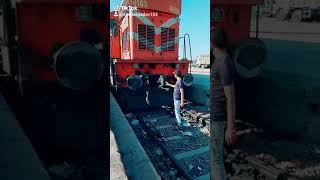 By Mistake Touch The Train And Horn Rang