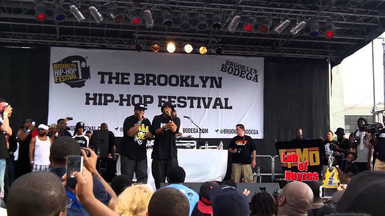 2013 07 13 Brooklyn Hip Hop Festival EPMD and DJ Scratch cutting
