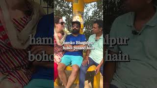 American Learns Bihari Dialect Angika Bhasha Hamra Accha Lagaiche