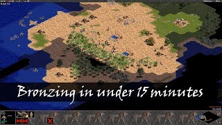 Age of Empires Tutorial - Getting to the bronze age in under 15 minutes