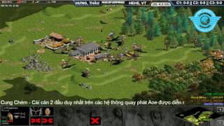AOE|| 2vs2 || Hưng Nhổn, Thầu vs HeHe Vô Thường 19/5/2017