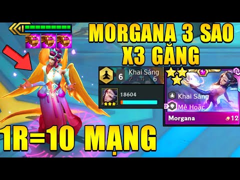MORGANA 3 SAO + X3 GĂNG BẢO THẠCH | TƯỚNG LỖI NHẤT MÙA 4 - 1 SKILL CHẾT CẢ MAP | THẬT LÀ VÃI CHƯỞNG