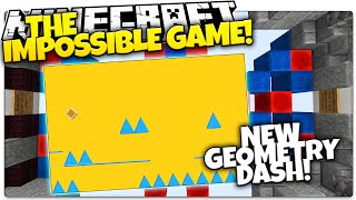 Minecraft | The IMPOSSIBLE Game! | New Geometry Dash in Minecraft (Minecraft Custom Map)