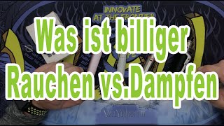 Was Ist Billiger, Rauchen Oder Dampfen?