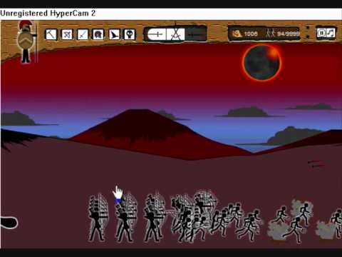 Stick Wars game on insane mode. the final battle at the desert